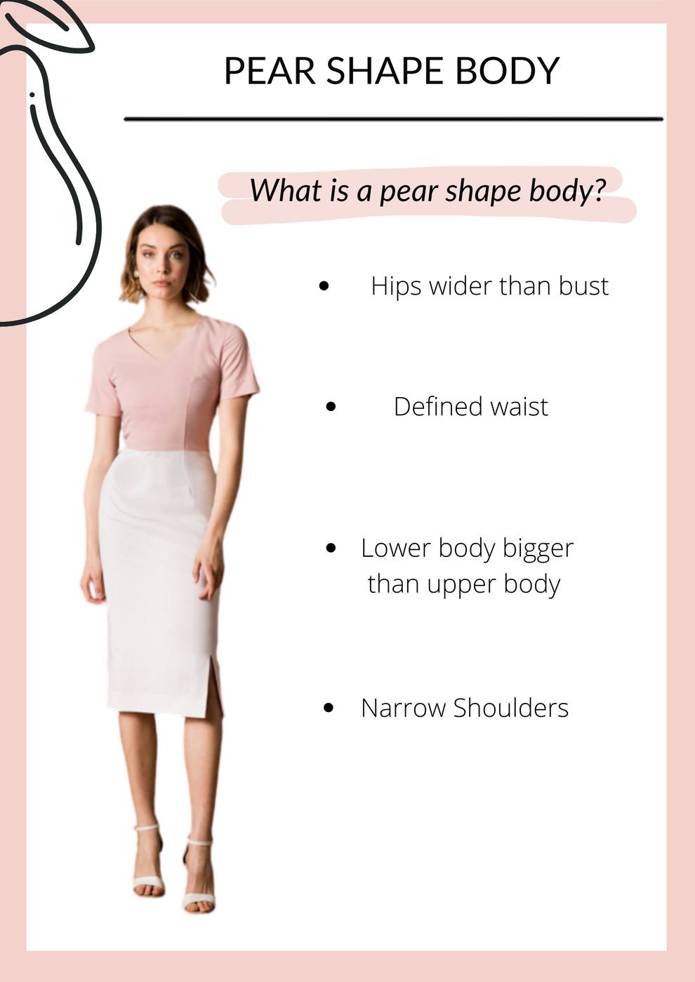 Cómo vestir si tienes cuerpo tipo Pera - Sumissura