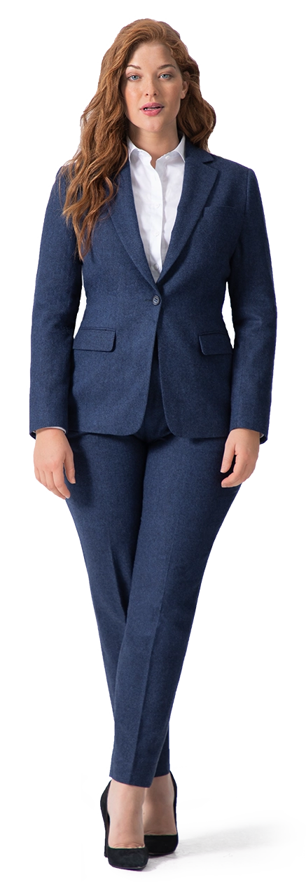 royal blue pant suit plus size